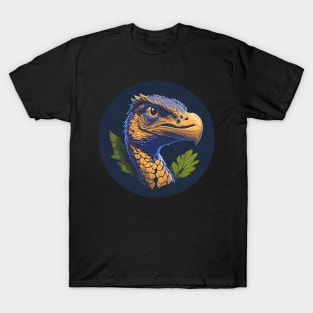 Mean Vulture Circular design digital art T-Shirt